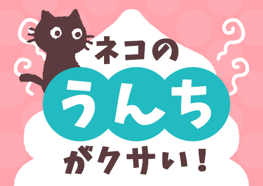 ネコのうんちがクサい！