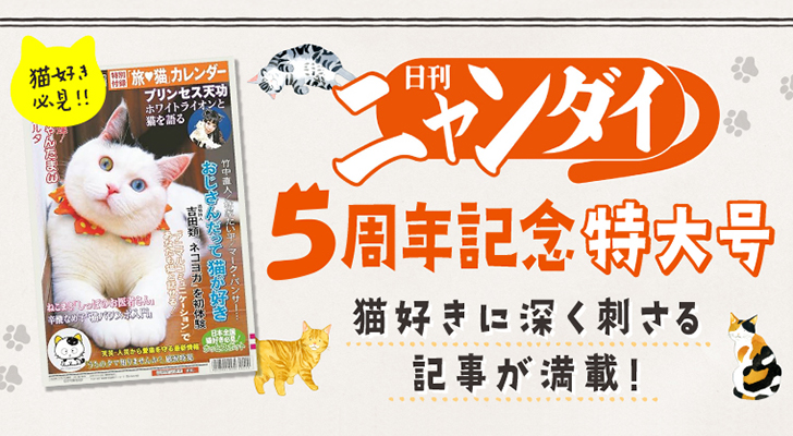 日刊ニャンダイ5周年記念特大号