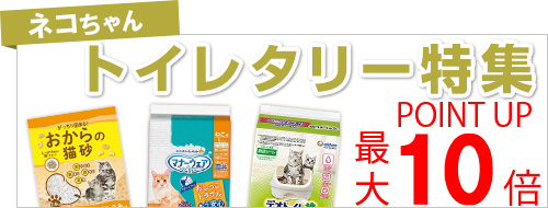 ネコちゃんのトイレタリー特集
