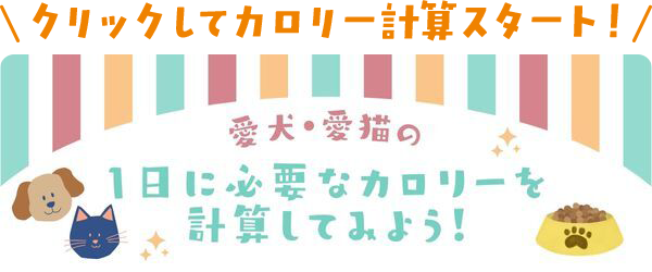クリックしてカロリー計算スタート！