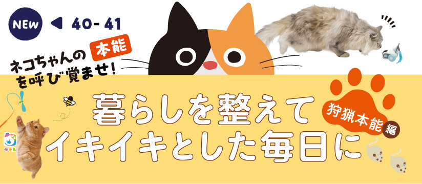 ネコちゃんの本能を呼び覚ませ！暮らしを整えてイキイキとした毎日に狩猟本能編