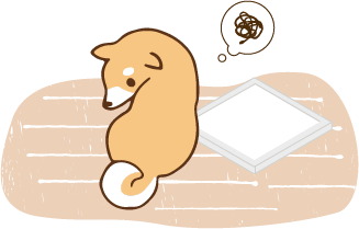 トイレ環境があっていない犬