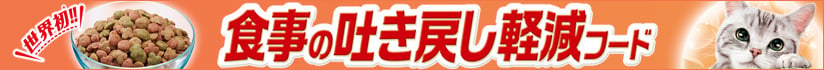 食事の吐き戻し軽減フード